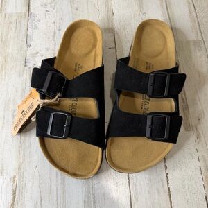 Project Cloud Women's Black Sandals